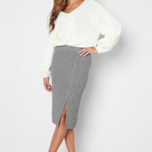 Ril Overlap Knit Skirt