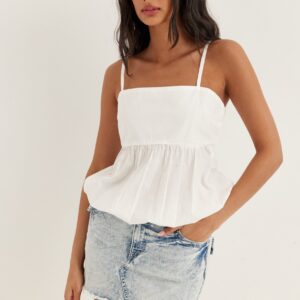 Sadie Mini Denim Skirt Flap