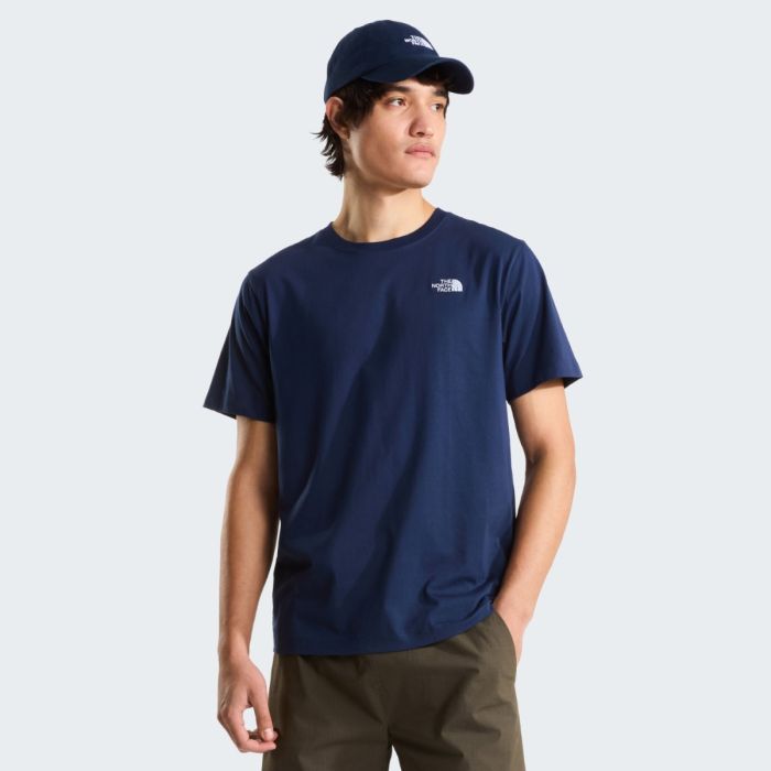 The North Face ThEvolution Simple Dome Regular SS Tee Str. M Blå Herre The North Face ThEvolution Simple Dome Regular SS Tee Str. M Blå Herre