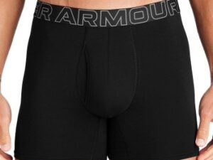 Under Armour 6P Perfect Cotton 6in Boxer Sort Small Herre
