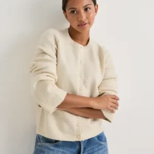Vero Moda - Beige - Awmariann Ls O-Neck Knit Cardigan
