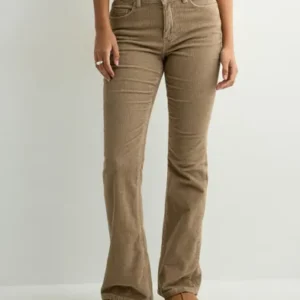 Vero Moda - Beige - Vmflash Mr Flared Corduroy Pants No