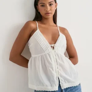 Vero Moda - Hvid - Vmtulle Singlet Top Wvn Exp