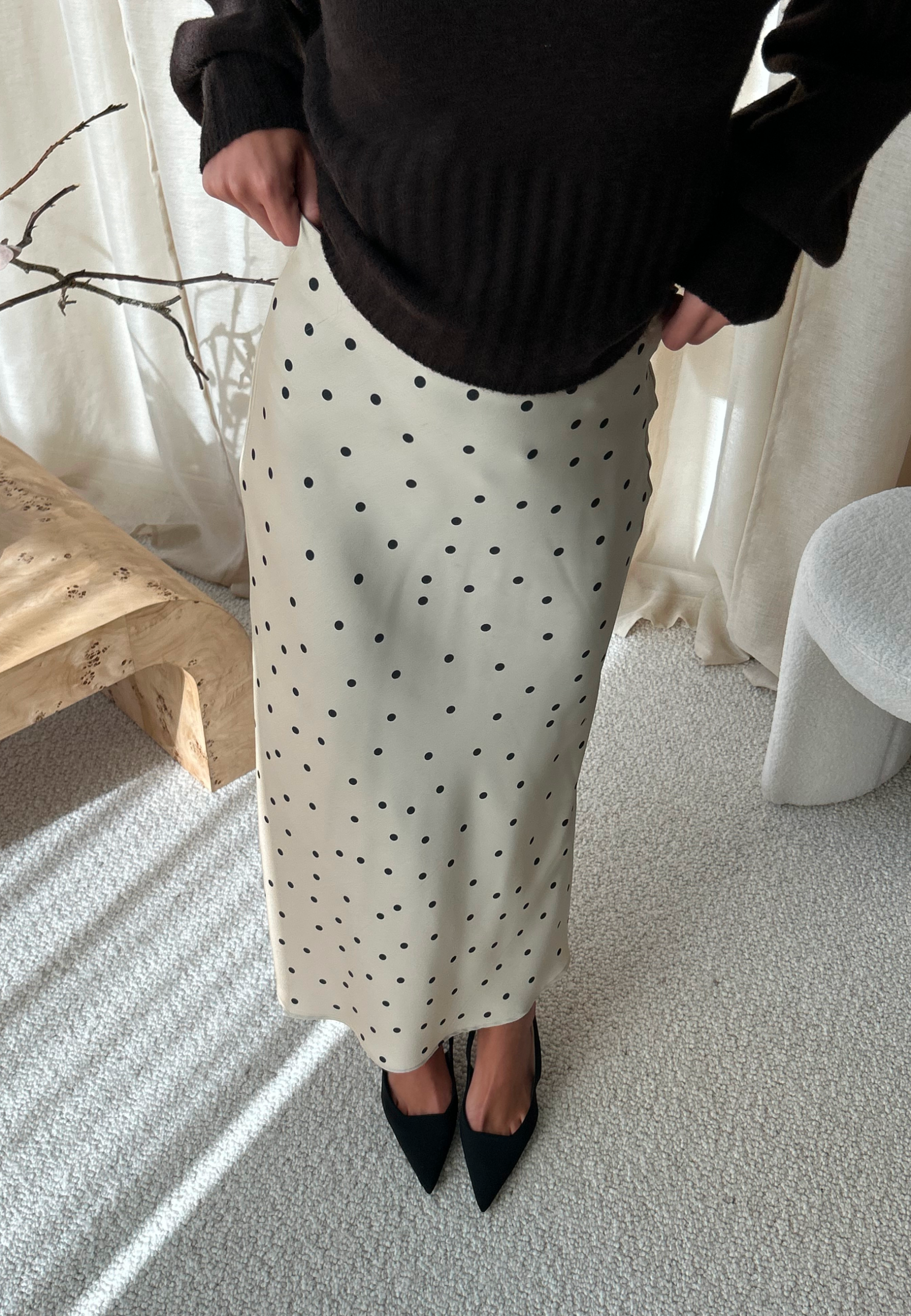 Viellette Hw Midi Skirt Viellette Hw Midi Skirt
