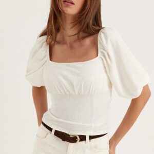 Volume Sleeve Top