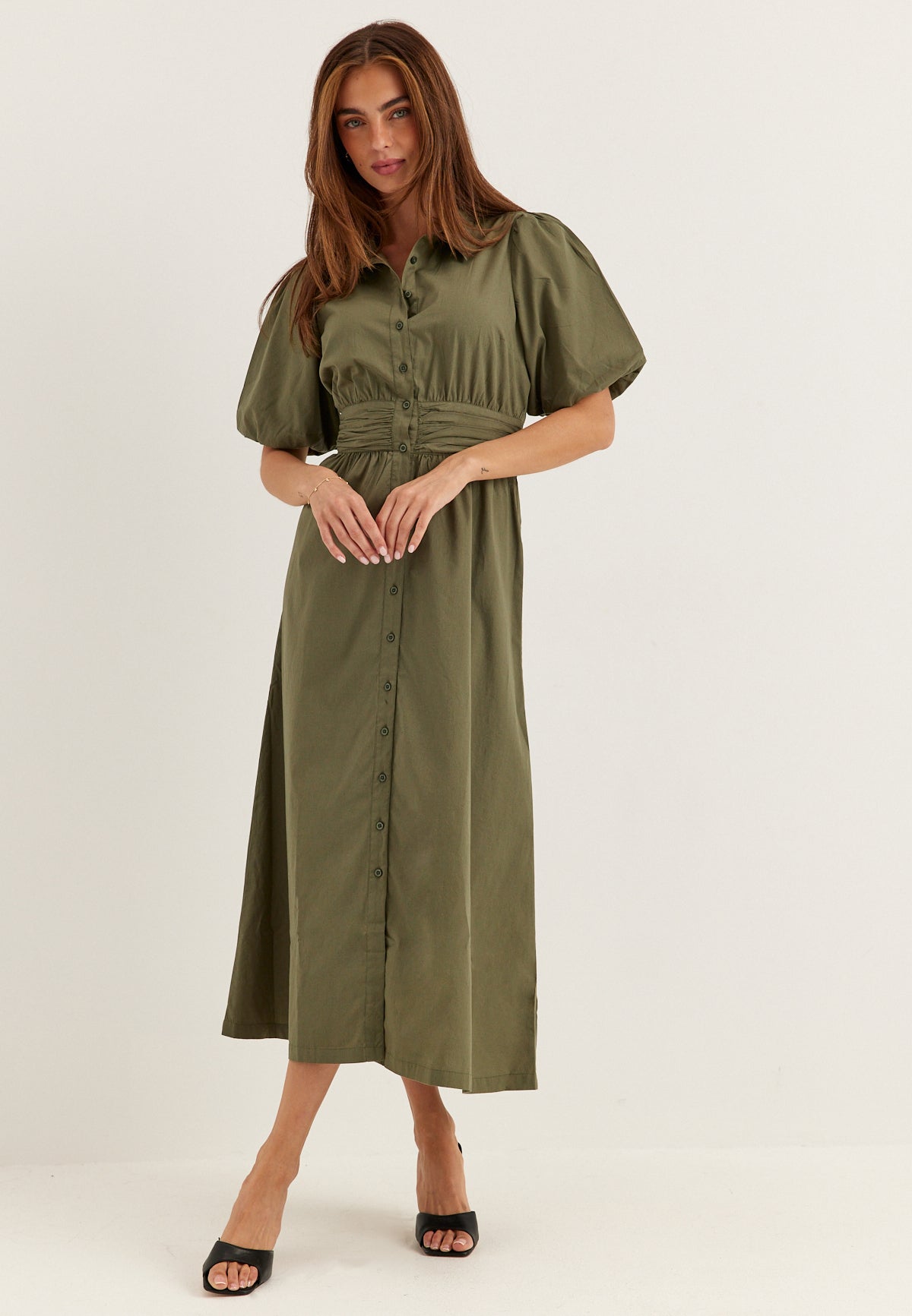 Waist Detail Cotton Dress Waist Detail Cotton Dress