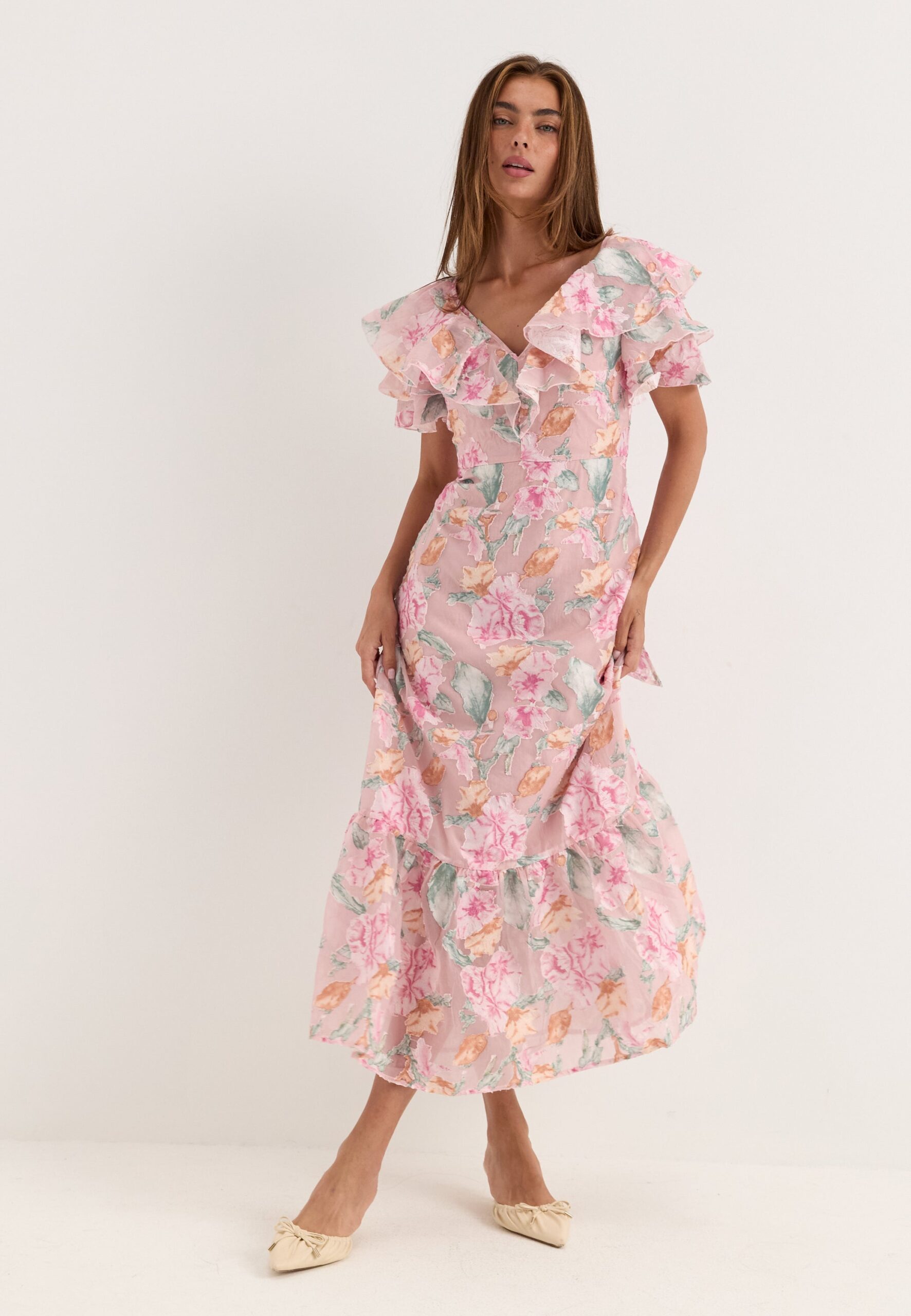 Yasflorina Ss Ankle Dress Yasflorina Ss Ankle Dress
