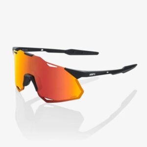 100% Hypercraft XS Solbriller med HiPER Linser - Sort, inkl. ekstra linser til optimal beskyttelse