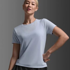 2XU Aero Mesh Tee Str. L Blå Dame