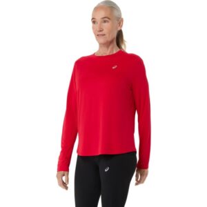 ASICS Core LS Top Str. L Rød Dame