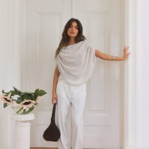 Cape Sleeveless Blouse