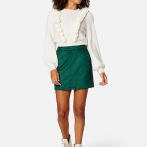 Donna Dina Faux Suede Short Skirt
