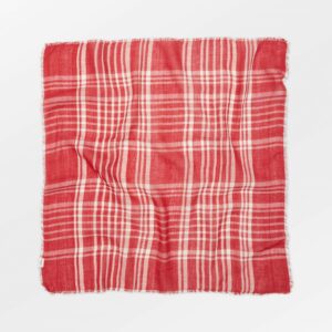 Grid Cowea Scarf