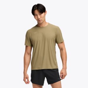 HOKA Airolite Run SS Tee 2.0 Str. L Grøn Herre