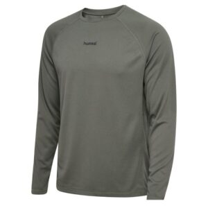 Hummel Momentum LS Tee Str. L Grøn Herre