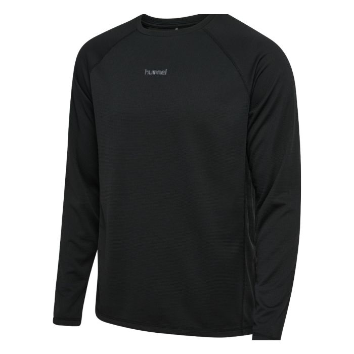 Hummel Momentum LS Tee Str. L Sort Herre Hummel Momentum LS Tee Str. L Sort Herre