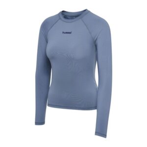 Hummel Prima LS Tee Str. L Blå Dame