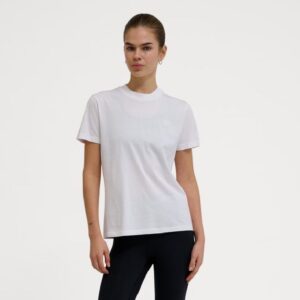 Hummel Pulse SS Tee Str. XS Dame - Hvid T-shirt til løb og træning