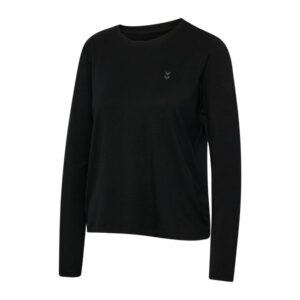 Hummel Yoga Soft Loose LS Tee Str. L Sort Dame