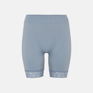 Indershorts m. blondekant | polyamid | lyseblå
