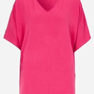 Jerseytop med kimonoærme
