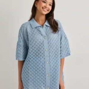 Malina - Blå - Moa Knitted Shirt