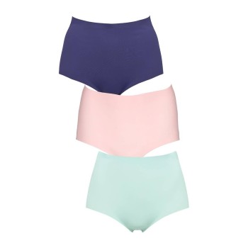 Missya Trusser 3P Seamless Maxi Blå/Rosa Large Dame Missya Trusser 3P Seamless Maxi Blå/Rosa Large Dame