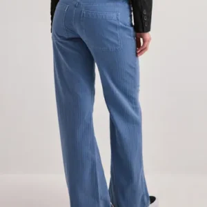Nelly - Blå - Cargo Jeans