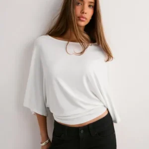 Nelly - Hvid - Perfect Poncho Top