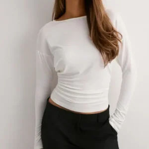 Nelly - Hvid - Ultra Soft Waist Focus Top