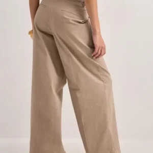 Neo Noir - Beige - Malba Solid Pants