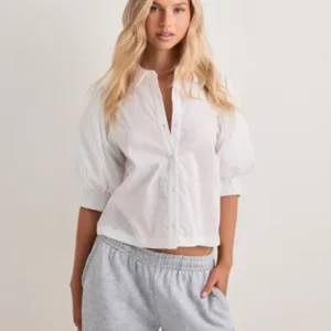 Neo Noir - Hvid - Etta Poplin Shirt