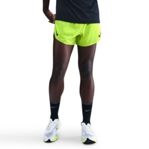 Nike Dri-FIT Advanced Aeroswift 4 Inch Brief-Lined Shorts Str. XL Gul Herre