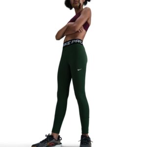 Nike Pro Tight Str. S 128-137 Grøn Junior