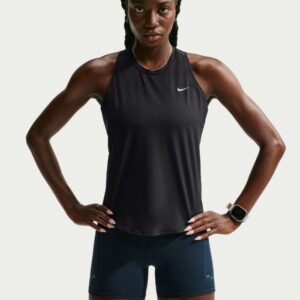 Nike Swift Dri-FIT Running Tank Top Str. XS Sort Dame