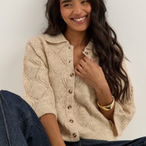 Objkaisa Flora 3/4 LO KNIT CARDIGAN