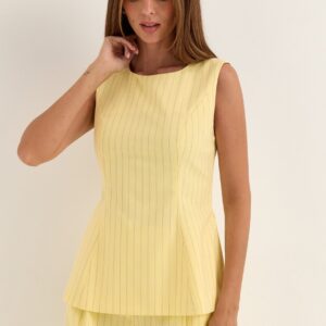 Objkasja Sl Re Peplum Top