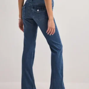 Only - Blå - Onlphoebe Lw B-P Flare Dnm PIM454 N