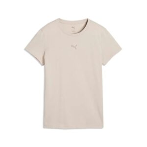 PUMA ESS Centered Cat Logo SS Tee Str. L Grå Dame