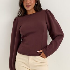 Shaped Puff Sleeve Top