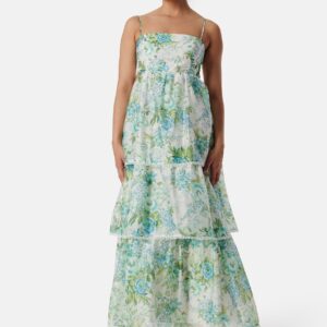 Shauna Scallop Trim Midi Dress