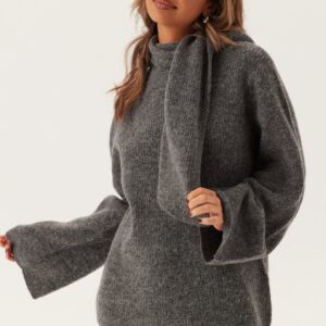 Slflulu Ls Bow Knit