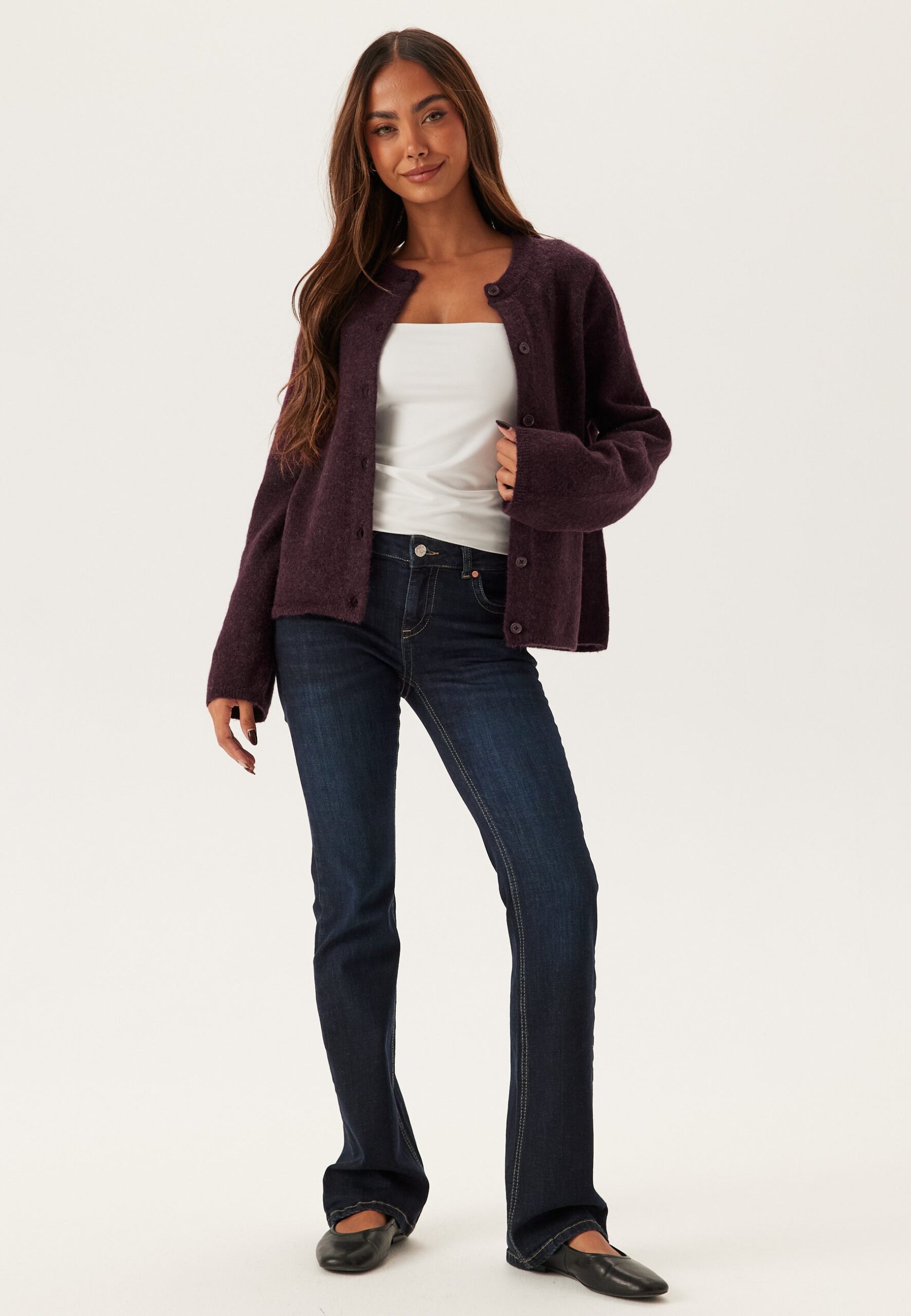 Slflulu New Ls Knit Cardigan Slflulu New Ls Knit Cardigan