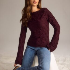 Structure Long Sleeve Top