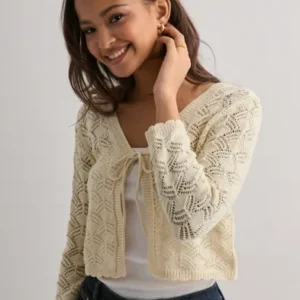 Vero Moda - Beige - Vmnewverena 3/4 V-Neck Cardigan Boo