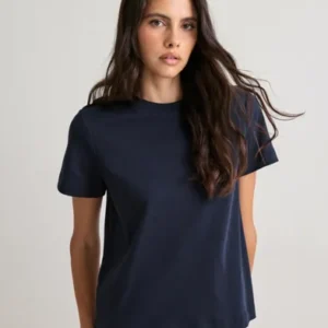 Vero Moda - Blå - Vmnaima Ss O-Neck T-Shirt Vma Noos
