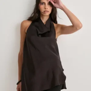 Vero Moda - Brun - Vmtanja Halter Top Wvn Exp