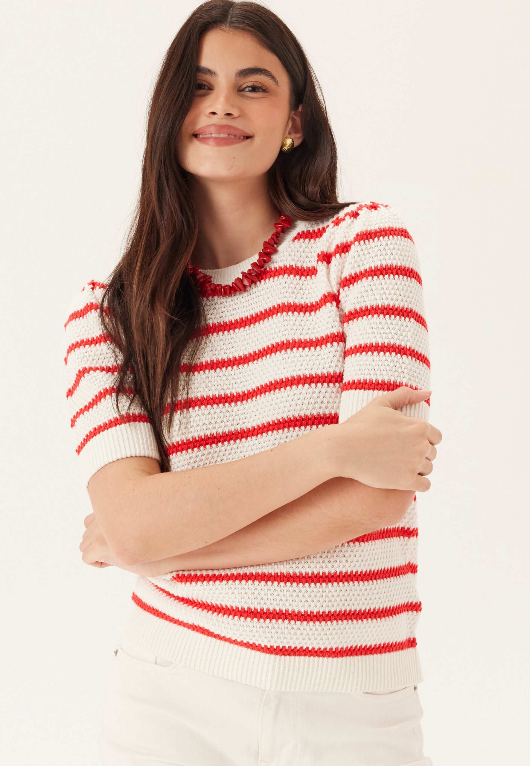 Vidalo O-neck S/S STRIPE KNIT Vidalo O-neck S/S STRIPE KNIT