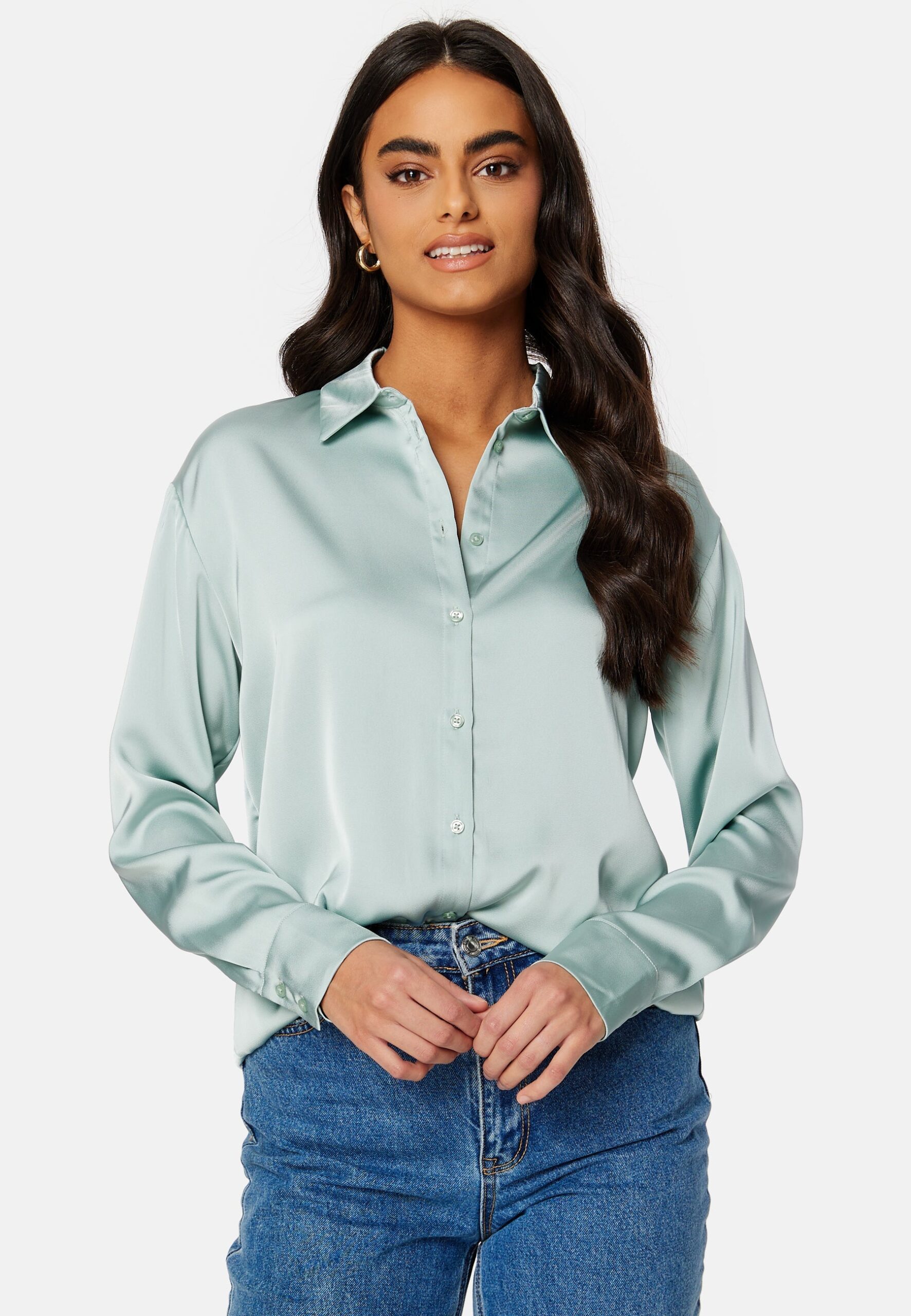 Clair L/S Sateen Shirt Clair L/S Sateen Shirt