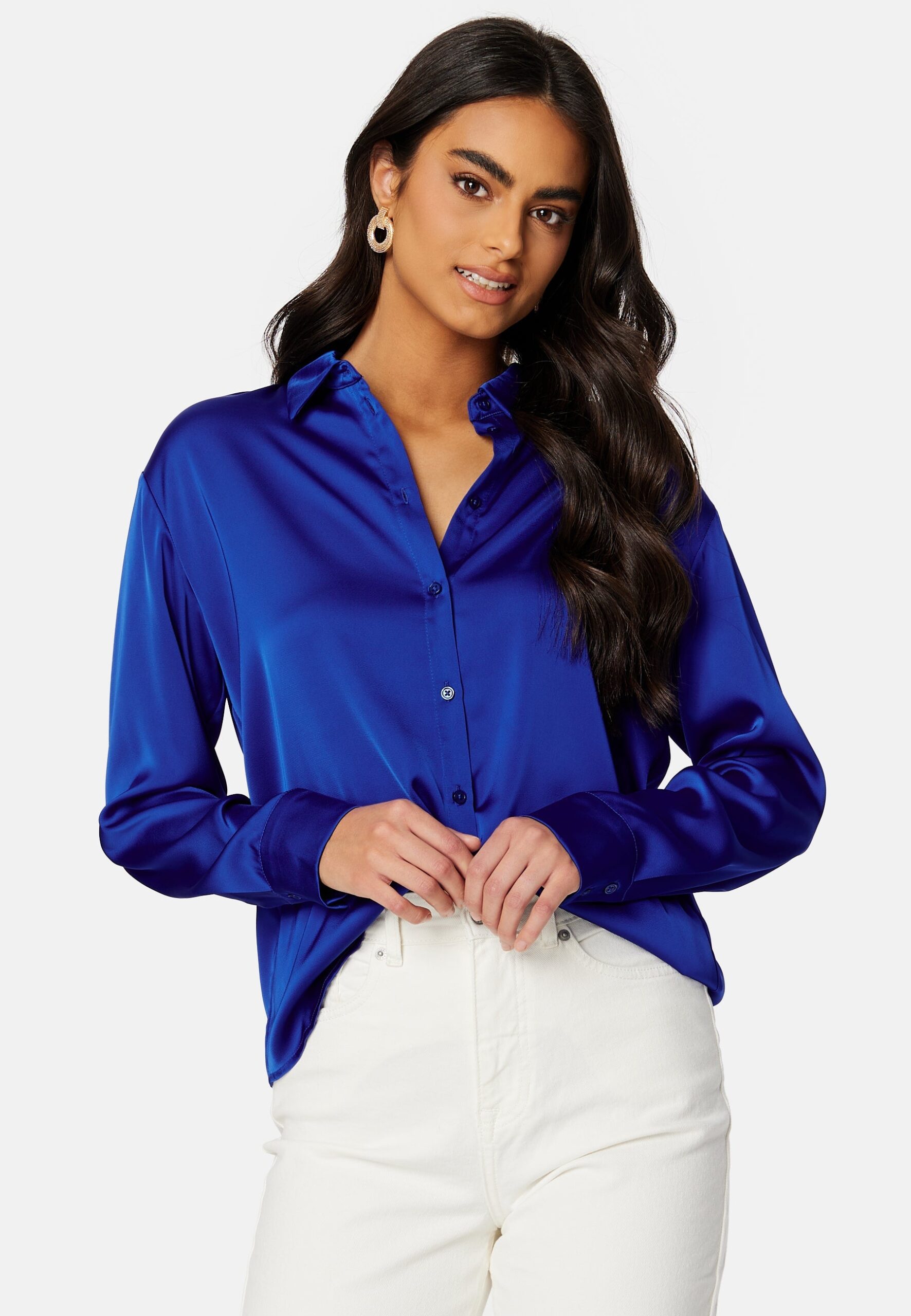Clair L/S Sateen Shirt Clair L/S Sateen Shirt